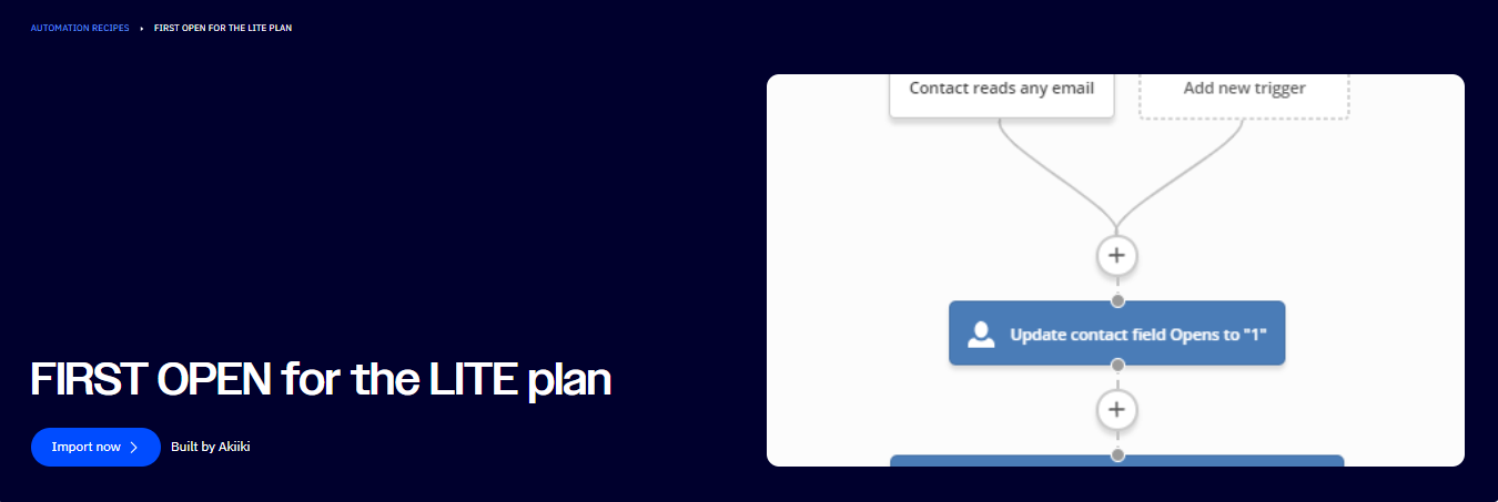 ActiveCampaign Lite Plan