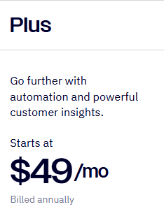 ActiveCampaign Plus Plan