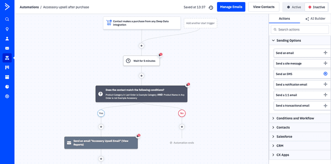 ActiveCampaign-accessory-upsell-after-purchase-automation-workflow
