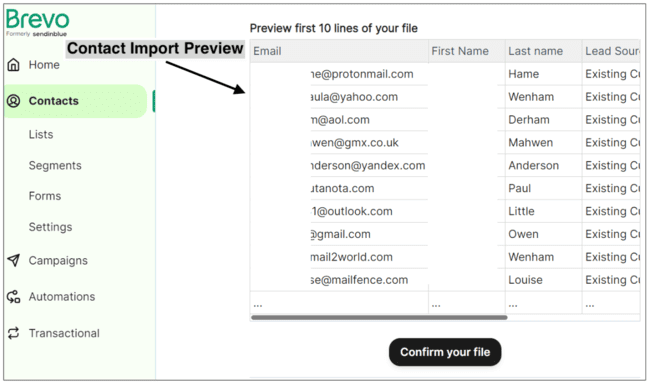 Brevo-import-preview-for-contacts
