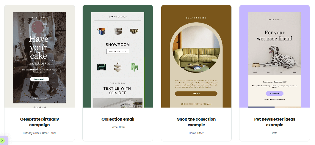 E-commerce templates