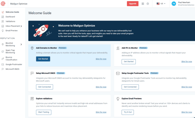 Mailgun Email Free SMTP