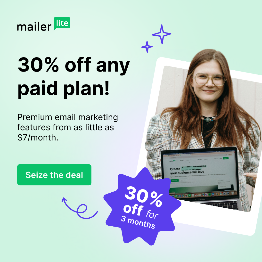 MailerLite Discount Offer