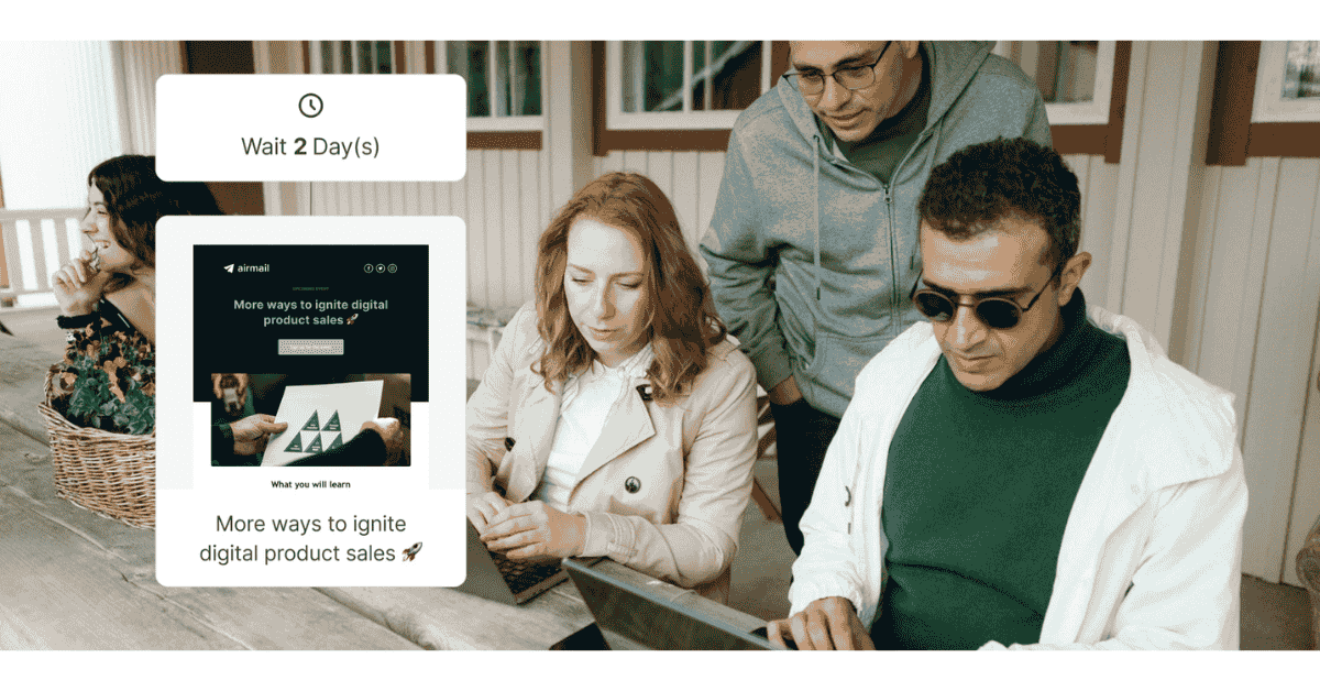 MailerLite simple promotional campaign